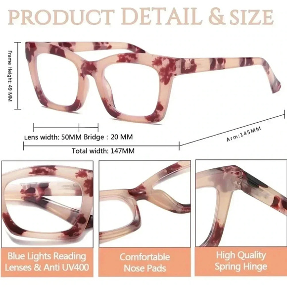 Oprah Style Reading Glasses - Picture 4 of 4